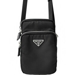 Prada Re Shoulder Bag Smartphone Crossbody Bag Black